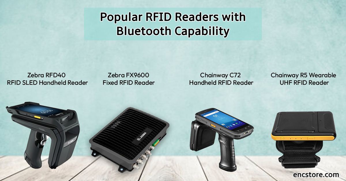 Popular RFID Readers with Bluetooth Capability
