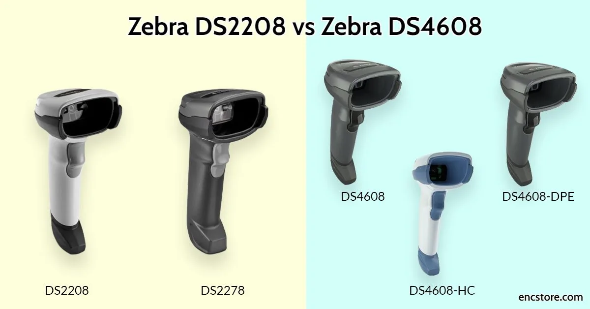 Zebra DS2208 vs Zebra DS4608