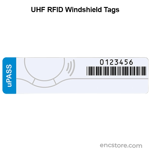 UHF Tamper Proof RFID Windshield Tags