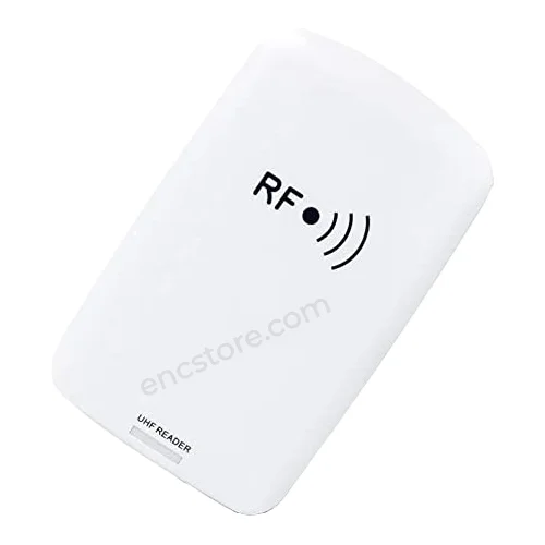 RFID Card Reader, UHF USB Desktop Reader Writer 902～928MHz Frequency, 50cm  Contactless Proximity Sensor Built-in Buzzer, Compatible with ISO18000-6C