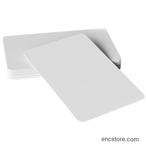 Plain White PVC RFID Smart Cards, UHF (865–867MHz