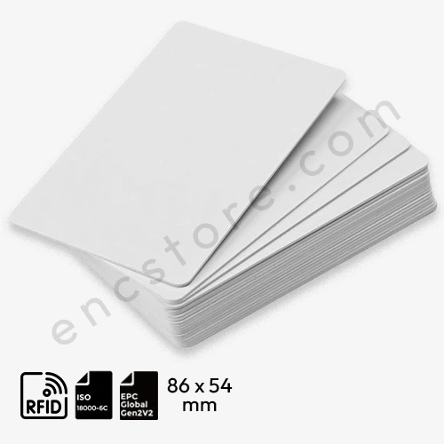 Plain White PVC RFID Cards