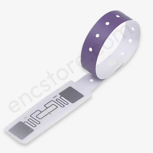 UHF RFID PVC Disposable Wristband Tag