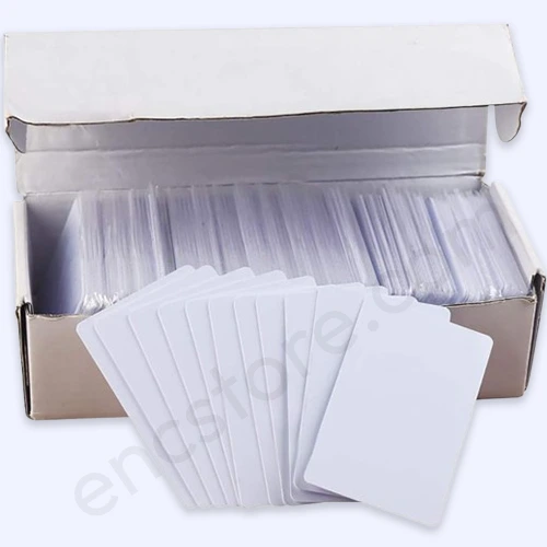 Plain White PVC Cards