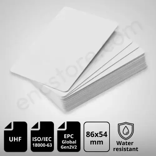 Plain White PVC RFID Cards